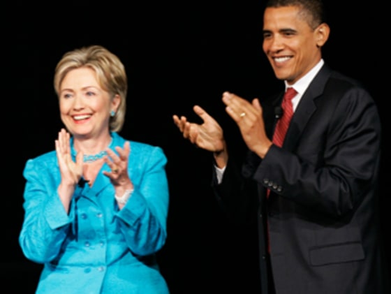 John Edwards, Barack Obama, Hillary Rodham Clinton