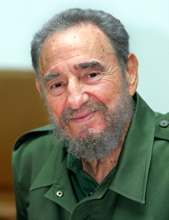 Image: Cuba's President Fidel Castro