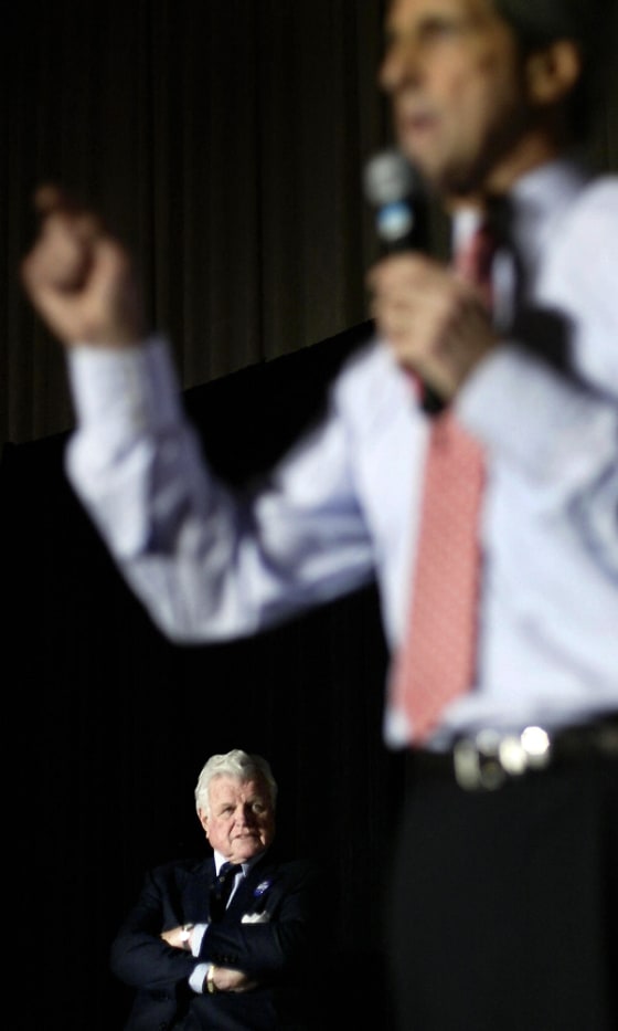 Image: Edward Kennedy and John Kerry