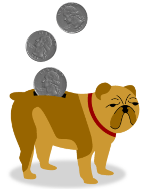 Image: doggy bank