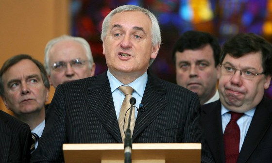 Image: Irish Taoiseach (Prime Minister) Bertie Ahern