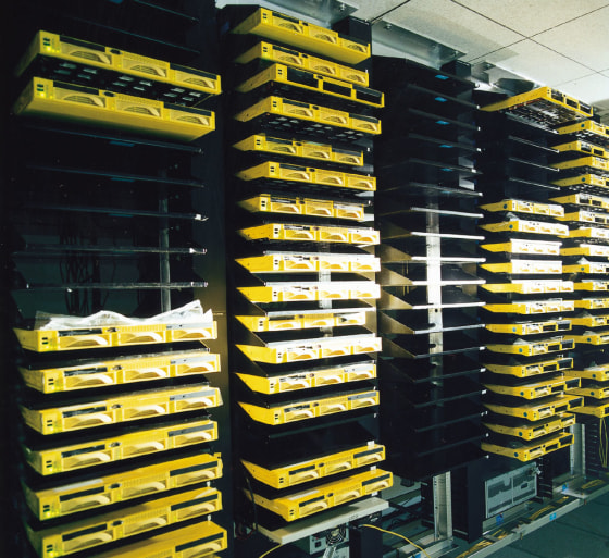 Nerve center: Google's Mountain View, Calif. server helps perform 200 million searches of 6 billion web pages a day