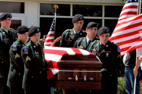Image: Funeral of Army Spc. Byron Fouty