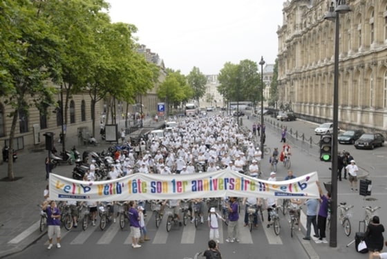 Parcours des champions : 365 abonnés en vélib'