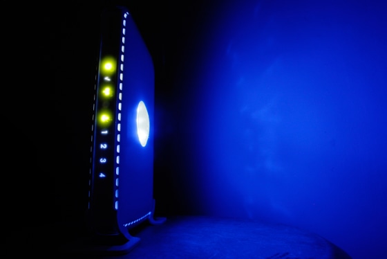 Image: LED-illuminated wireless router