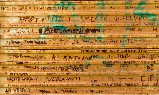 Image: The names of Mexican hometowns