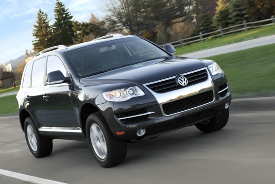 The government is offering a tax credit on some diesel vehicles that could save buyers thousands, like the Volkswagen Touareg V10 TDI shown here.