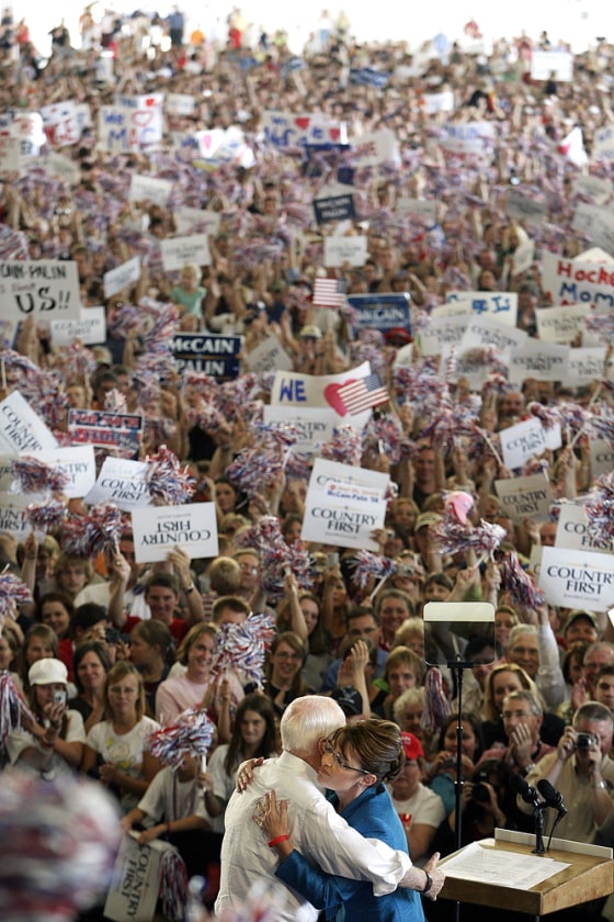 Image: John McCain and Sarah Palin