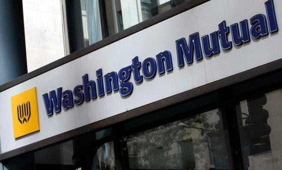 Image: Exterior of a A Washington Mutual (WaMu) bank branch