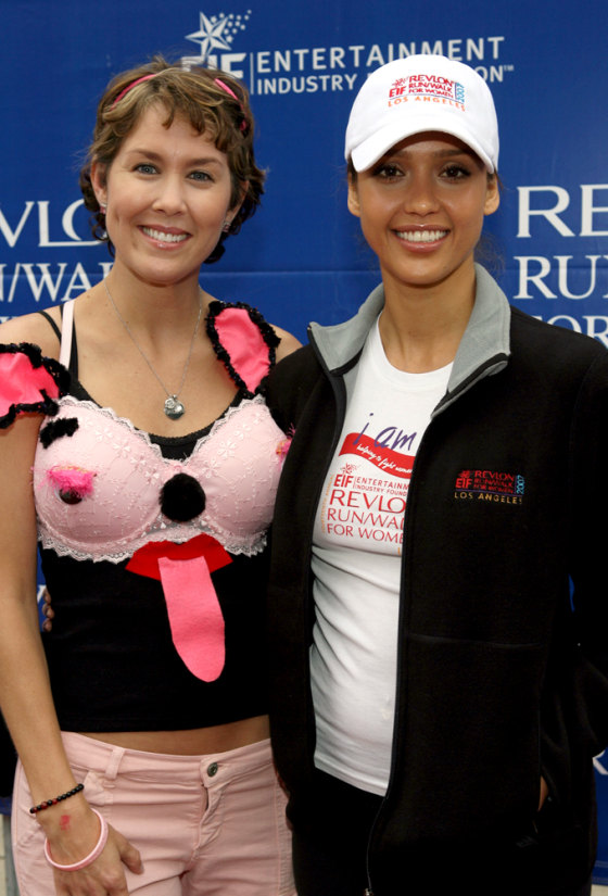 Image: Stefanie LaRue and Jessica Alba