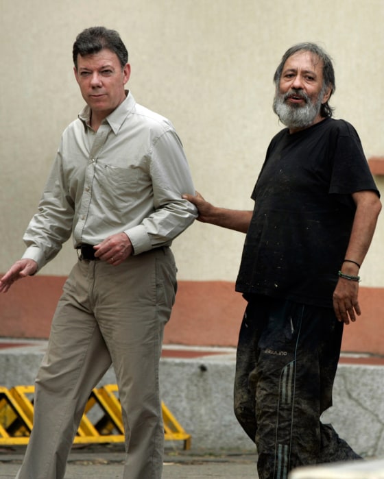 Image: Oscar Tulio Lizcano, Juan Manuel Santos