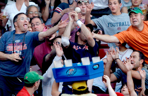 Image: Baseball fans