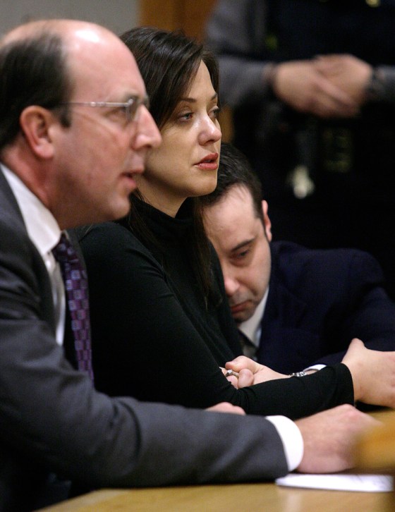 Mechele Linehan is seen after being found guilty of first-degree murder in Anchorage, Alaska, on Oct. 22, 2007.