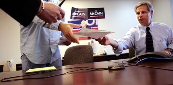 McCain aide Rick Davis emerged a winner this summer and has become the Republican's campaign manager.