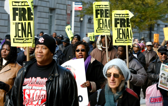 Demonstrators March On Justice Department To Protest Hate Crimes