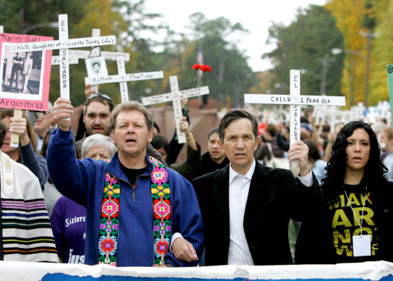 Roy Bourgeois, Dennis Kucinich