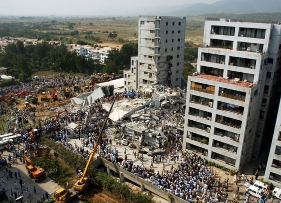 A 6.0 quake in Islamabad, home to about 1 million people, would kill an estimated 12,500.