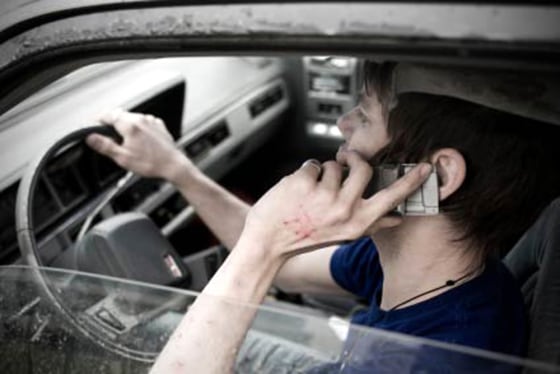 Cell phone use is usually forbidden for beginning drivers.