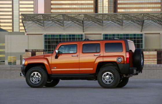 The Hummer H3 gets about 14 miles per gallon in the city, comparable to other vehicles in its class.
