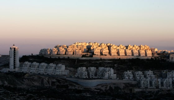 Image: A general view of the settlement of Har Homa