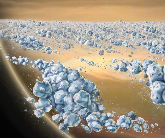 Image: Saturn's ring particles