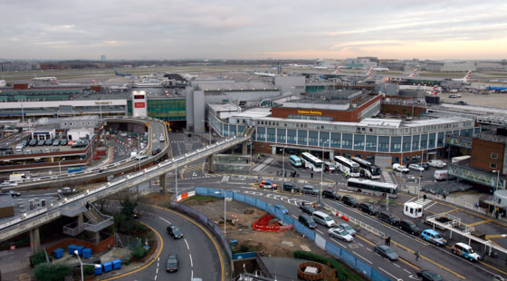 Image: View of Heathrow airport in London