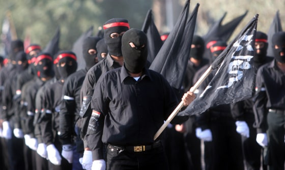 Image: Members of the Mahdi Army militia.