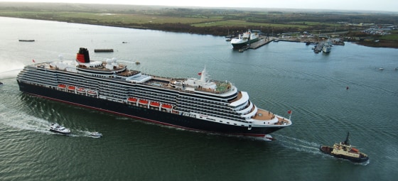 Image: Queen Victoria's Arrival in Southampton 7th December 2007