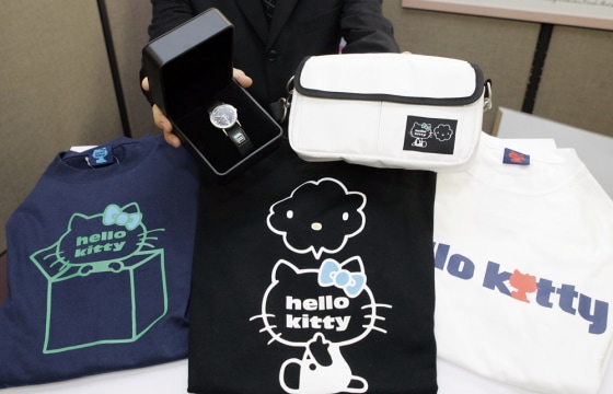 The feline for-men products will go on sale in Japan next month, and will be sold soon in the U.S. and other Asian nations, according to Sanrio.