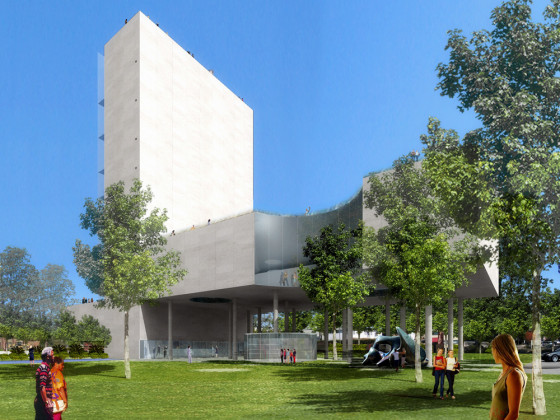 Image: proposed Fayetteville Museum of Art