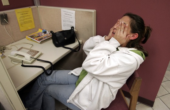 Image: Unemployed worker Tracy Nikitas