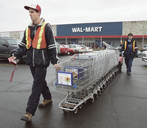 Image: Wal-Mart employees Robert Dion and Jean-Philippe Barrere