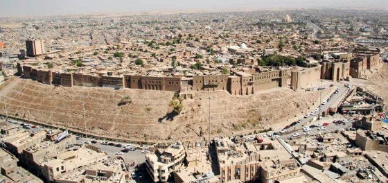 Image: citadel in Irbil, Iraq.