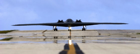 Image: Stealth bomber at Andersen Air Force Base, Guam