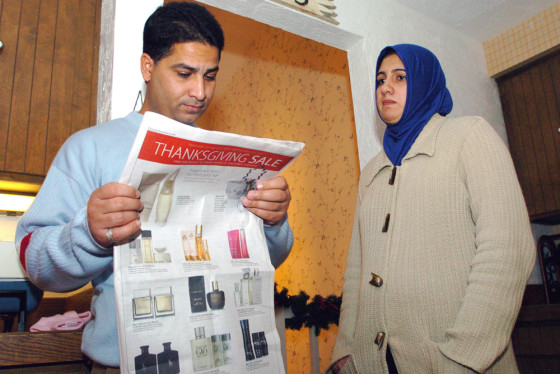 Image: Iraqi interpreter Kamal Murad and his wife Bushra Murad in Salem, Ore.