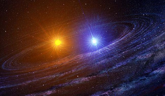 Image: Artist concept of the RS Ophiuchi binary system