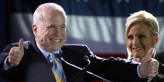 Image: John McCain Attends Florida Primary Night Event