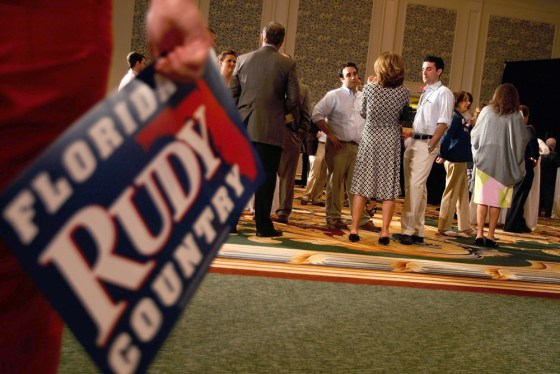 Image: Rudy Giuliani Attends Florida Primary Night Event In Orlando