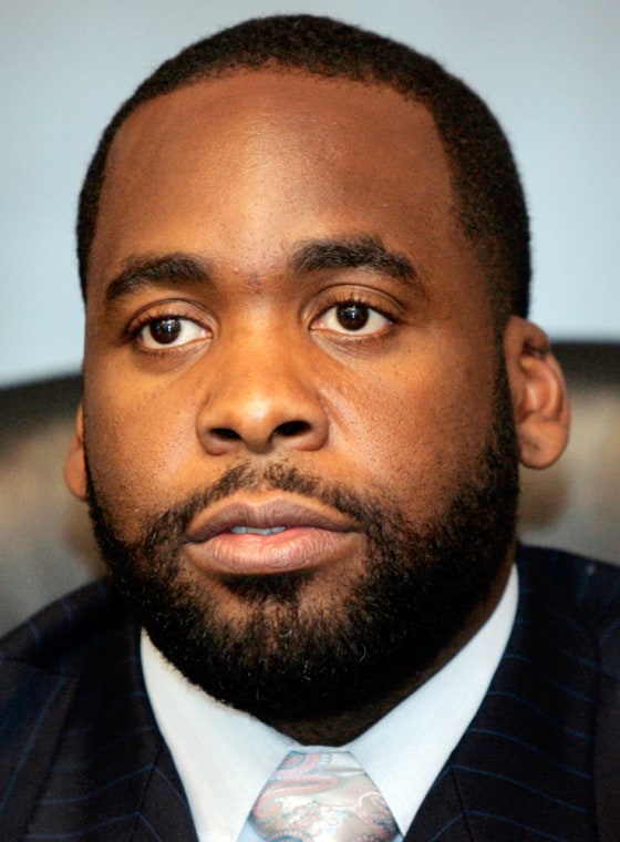 Image: Detroit's Mayor Kwame Kilpatrick.