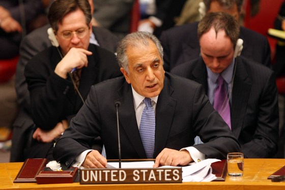 Image: U. N. Ambassador for the U.S., Zalmay Khalilzad
