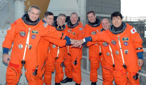Image: Endeavour crew