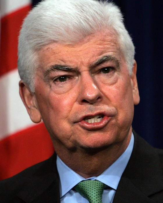 Image: US Democratic Senator from Connecticut Christopher Dodd