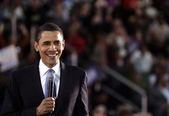 Image: Obama Attends Campaign Rally In Toledo