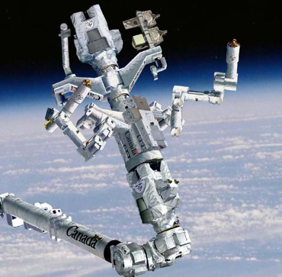Image: Canadian Space Agency's Dextre maintenance robot