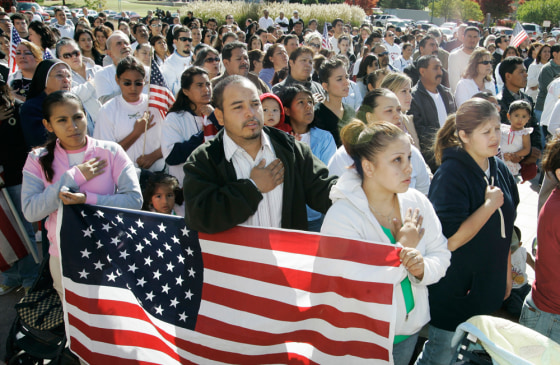 Image: Protest against immigration laws in Okla.