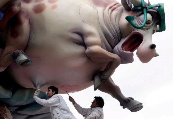 Image: Las Fallas to be celebrated in Valencia, Spain