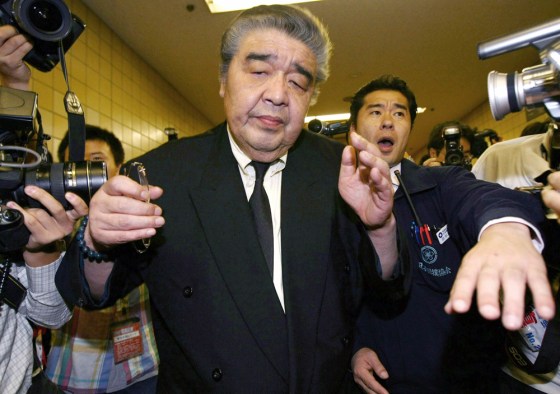 Image: Former sumo wrestling stablemaster Tokitsukaze