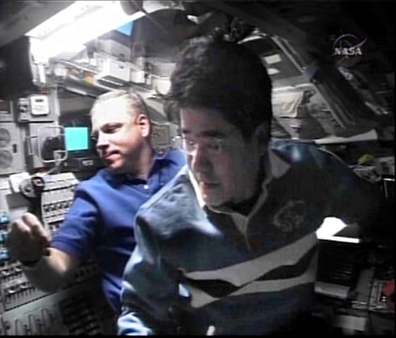 Image: Astronauts on Endeavour