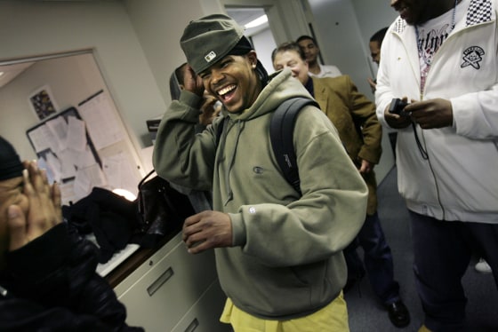 Image: Jelani Blanchard, 17, jokes with other members of the Council for Unity at their offices in New York