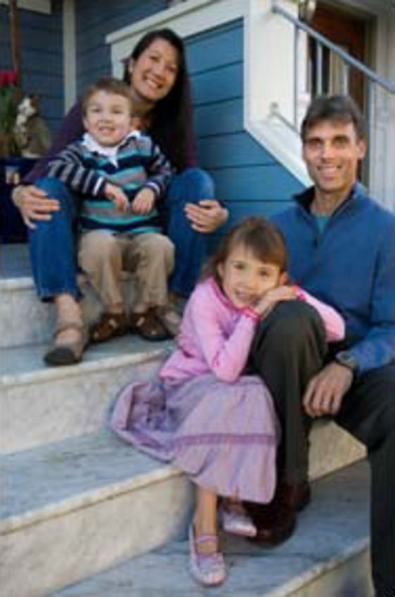 Shafia Zaloom and her husband, Brian Neece. They named their son Kyle to honor Neece’s Irish roots and named their daughter Mei Lan for Ms. Zaloom’s Chinese heritage. 